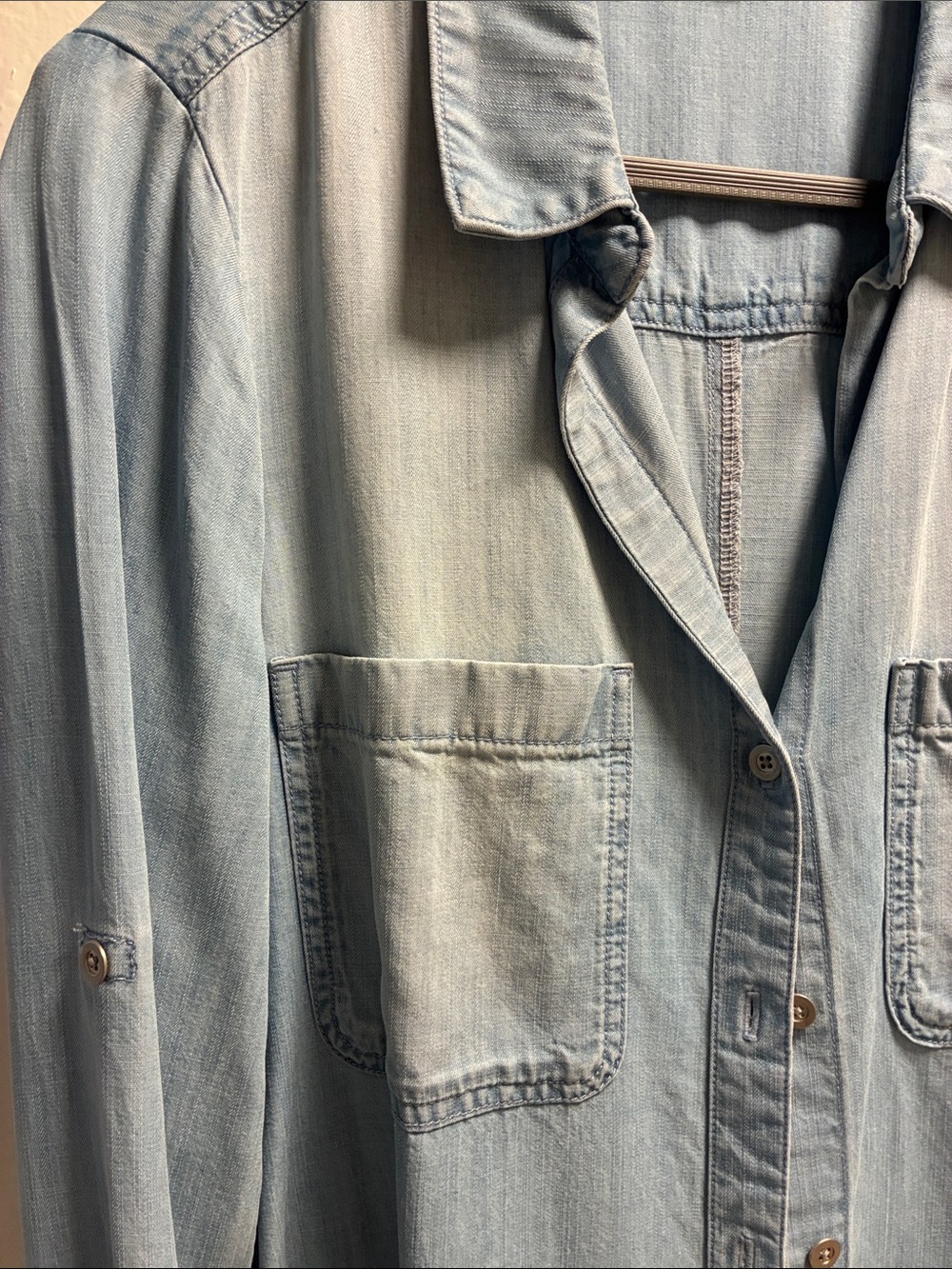 Cloth & stone -Light Blue Button-Down Shirt Size XS - Picture 3 of 7